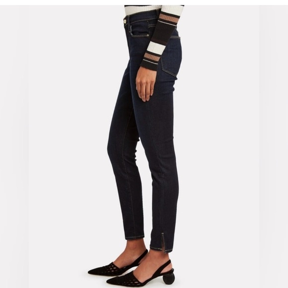 FRAME le high skinny slit hem in copa NWT size 29 - Picture 1 of 6